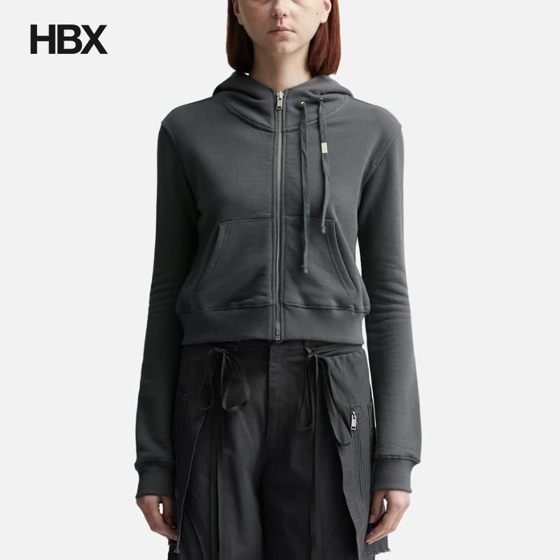 NACHE Cropped Hoodie Zip-Up 帽衫外套卫衣女HBX