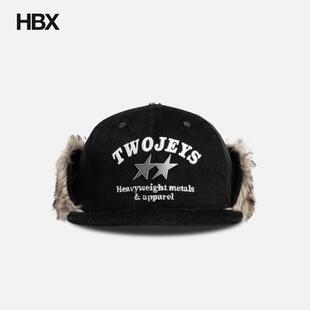 Era 59Fifty Downflap TwoJeys Black New Corduroy 鸭舌帽HBX