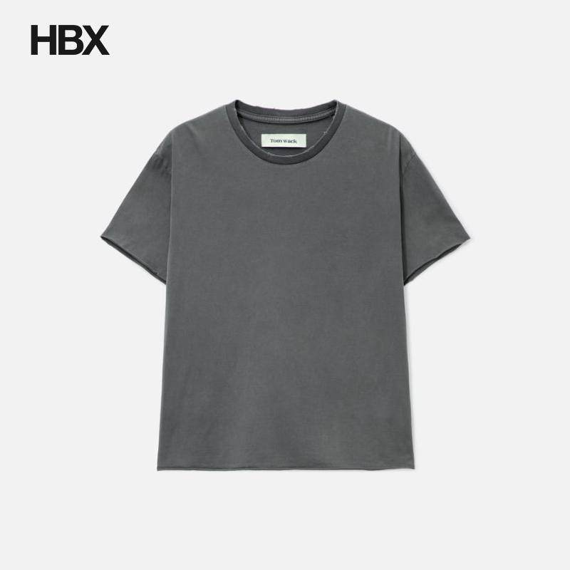 Tonywack Garment Dyed Raw Edge T-shirt 短袖T恤男HBX,男装,T恤,淘宝优惠券,粉丝福利购,淘宝优惠卷