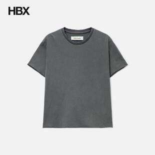 Tonywack Garment Dyed Raw Edge T-shirt 短袖T恤男HBX
