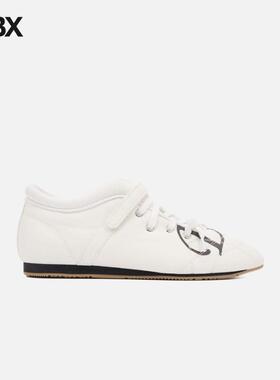 DEINET D Logo Lace Up Mozzi Shoes In White 运动鞋女HBX