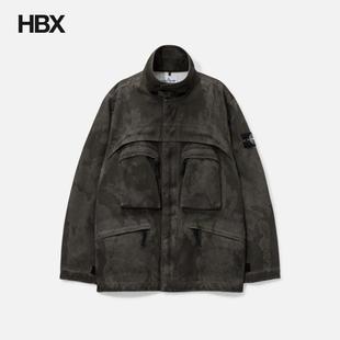 Laser 石頭島 Island 外套男HBX Field Jacket Camo Stone