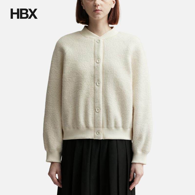 Nothing Written Alpaca Wool Raglan Jumper 保暖针织开衫女HBX