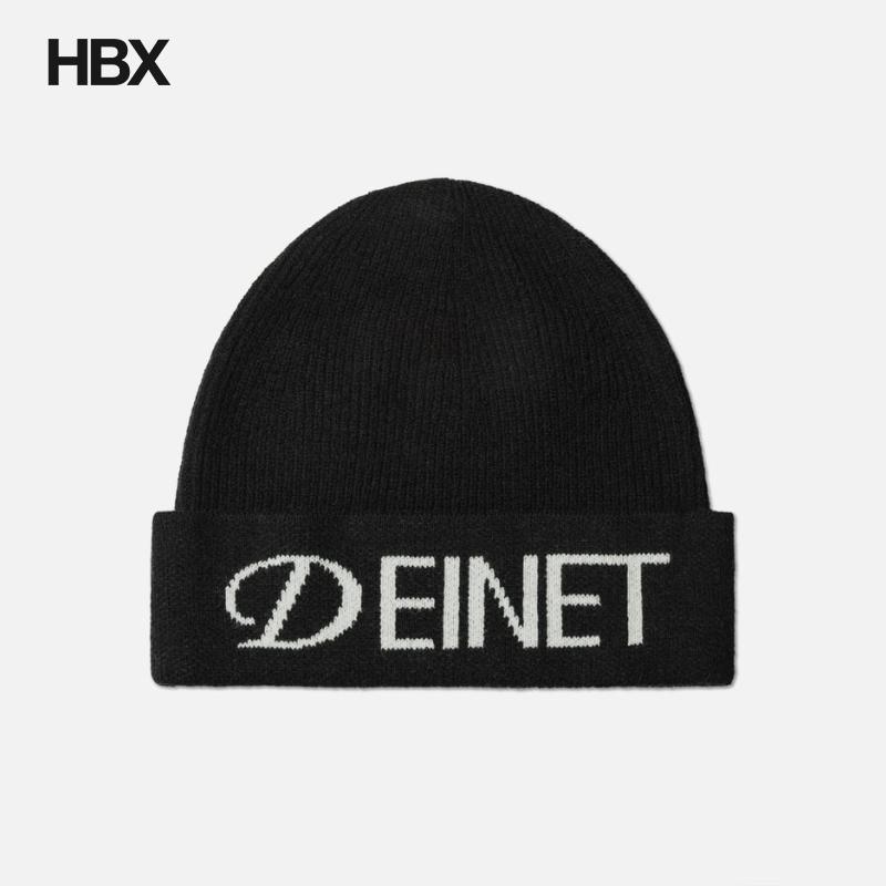 DEINET Signature Logo Knit Beanie 针织帽 HBX