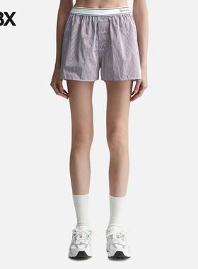 Sporty & Rich Serif Logo Boxer Shorts 短裤女HBX