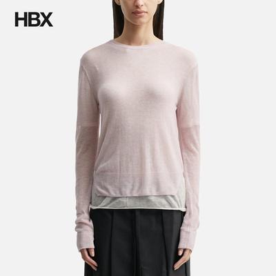 anggae Layered Two Tone Sweatshirt 编织衫女HBX