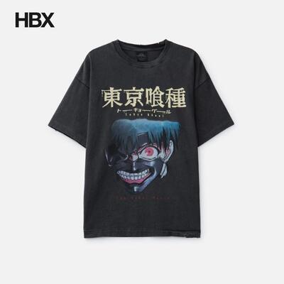 THE SUGAR PUNCH Tokyo Ghoul Short (Kaneki Mask) T恤男HBX