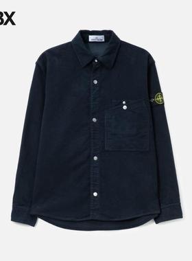 Stone Island/石头岛 Cotton Moleskin 衬衫男HBX