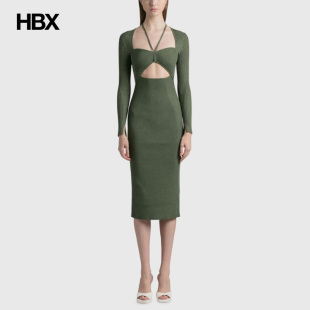 Simkhai Dress Danika Compact 连衣裙女HBX Marled Jonathan