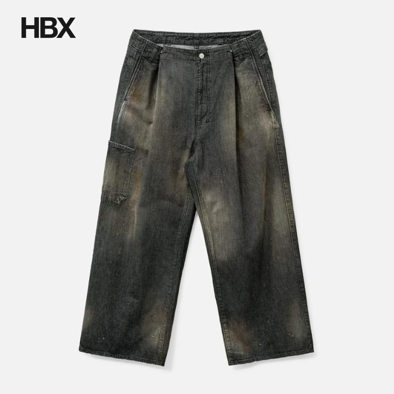 ANCELLM Denim Painter Pants 牛仔裤男HBX图片