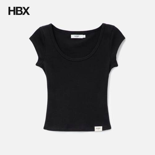 Glowny G Deep Scoop Tee 短袖T恤女HBX