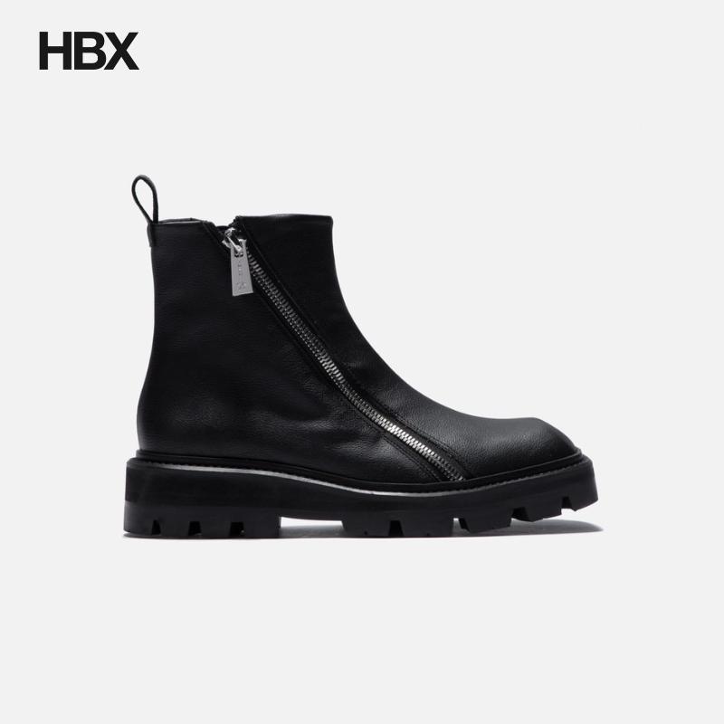 GmbH Selim Combat Boot- Black Apple Lork靴男HBX