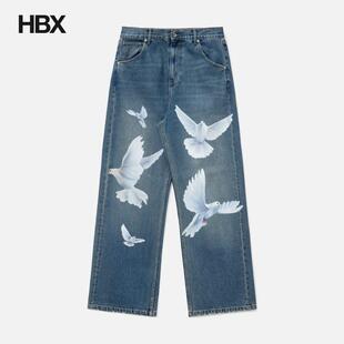 Straight Fit Denim 3.Paradis 牛仔裤 Doves Jeans 男HBX Freedom