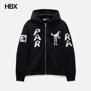 Pigeon Hooded Parra Sweatshirt 外套男HBX Zipped