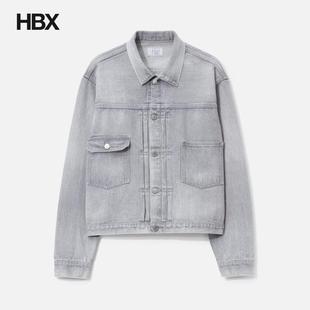 Trucker Travel Jacket Gray 牛仔外套男HBX Unlikely Denim Time