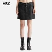 Hundred Kami Leather Won Skirt 半身裙女HBX
