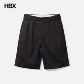 短裤 Nanamica 男HBX Pleat Shorts ALPHADRY Double