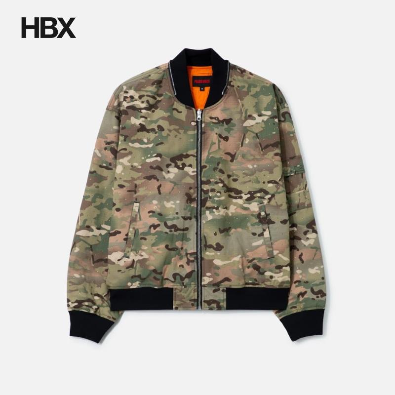 Pleasures Gem Camo Bomber 外套男HBX