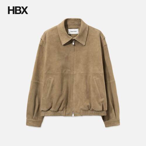 Tonywack Goat Leather Relaxed Bomber 皮夹克外套男HBX