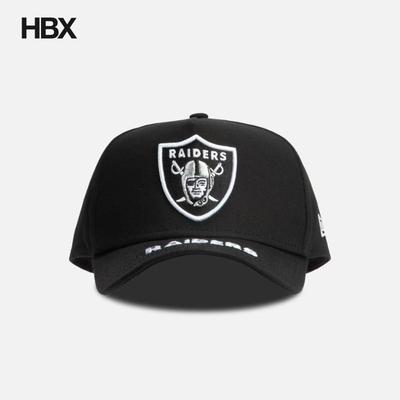 New Era Los Angeles Raiders Visor 9FORTY Cap 帽子棒球帽 HBX