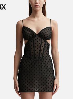 Misbhv Mesh Monogram Corset Mini Dress 连衣裙女HBX