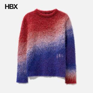 ERL Unisex Degrade V-Neck Knit Sweater 保暖针织衫 HBX