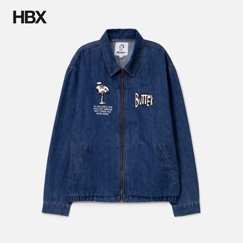 Butter Goods x Peanuts Spike Jacket 牛仔外套夹克男HBX