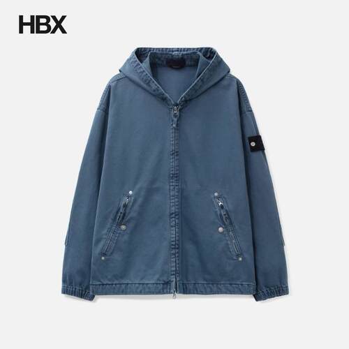 Stone Island/石头岛 Light Bull Denim Indigo 牛仔外套男HBX