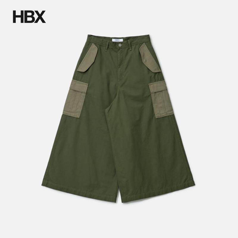FDMTL Hakama Cargo Pants Rinse 短裤男HBX
