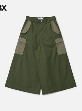 FDMTL Hakama Cargo Pants Rinse 短裤男HBX