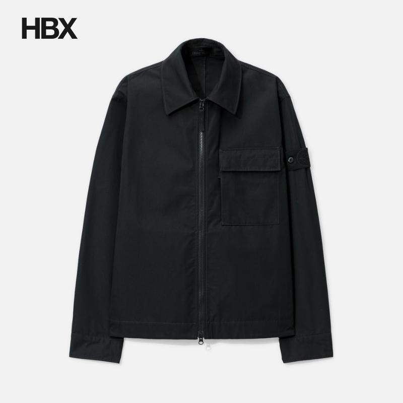 Canvas Stone Island/石头岛 Ghost Overshirt 长袖衬衫男HBX