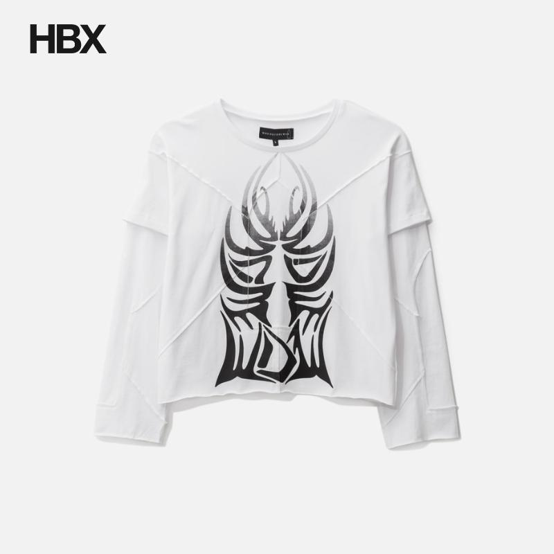 Who Decides War WINGED GRADIENT LONG SLEEVE 长袖T恤男HBX