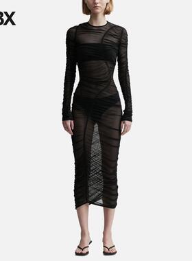 MUGLER Mesh Dress 连衣裙女HBX