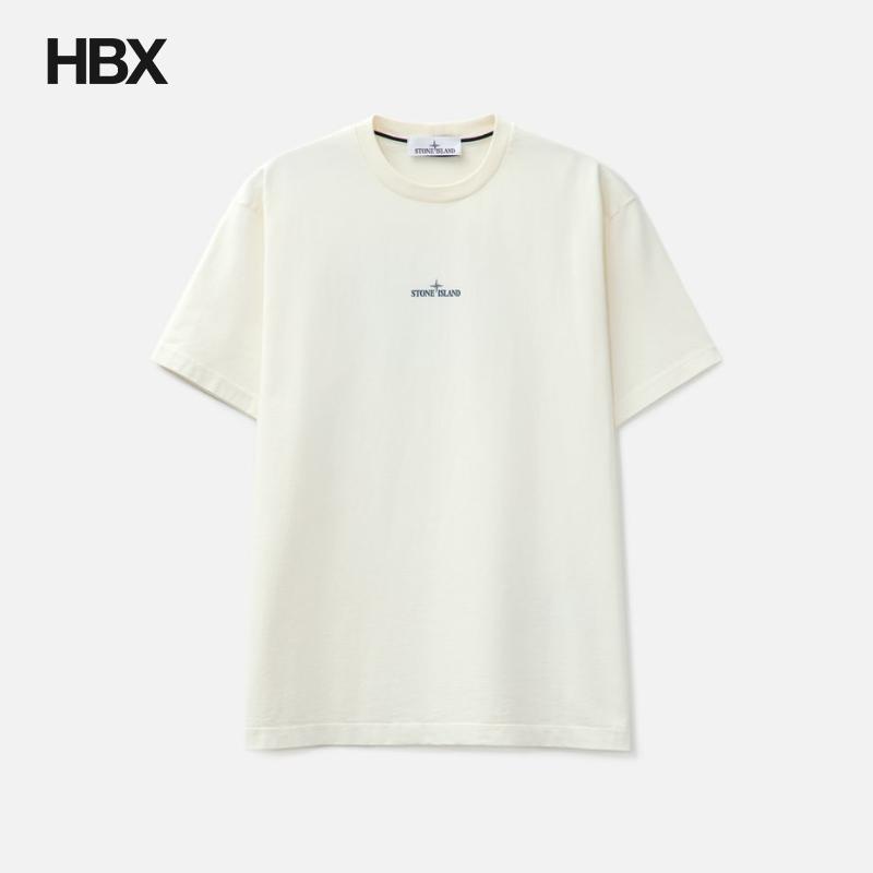 Stone Island/石头岛 Combed Organic Cotton 短袖T恤男HBX