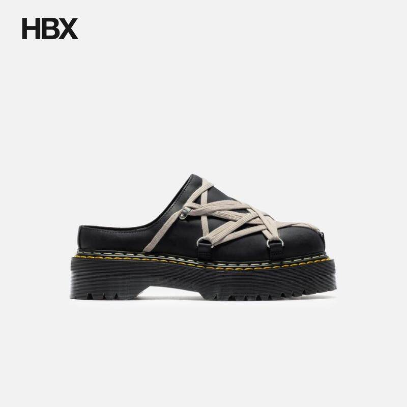 Dr. Martens X Rick Owens Quad Sole Megalace® Mule 凉鞋男HBX
