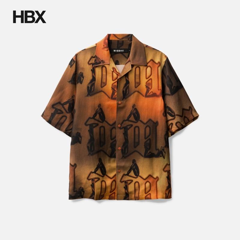 Misbhv Big M Sunrise Shirt 短袖衬衫男HBX