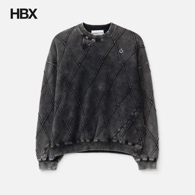 NOMARHYTHM TEXTILE Hand Dye Diamond Twist Sweat 无帽卫衣 HBX
