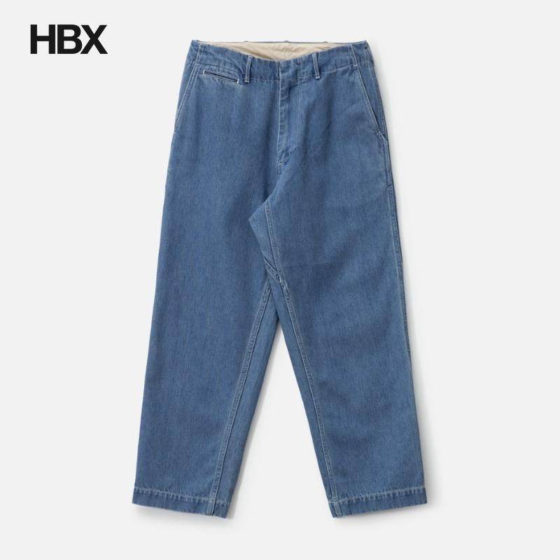 Nanamica Wide Denim Pants 牛仔裤男HBX图片
