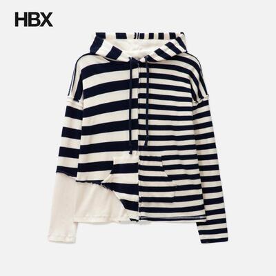 GREG LAUREN Nautical Stripe Hoodie 帽衫卫衣男HBX