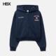 外套HBX Home Sporty Zipped Rich Cropped 帽衫 Run Hoodie