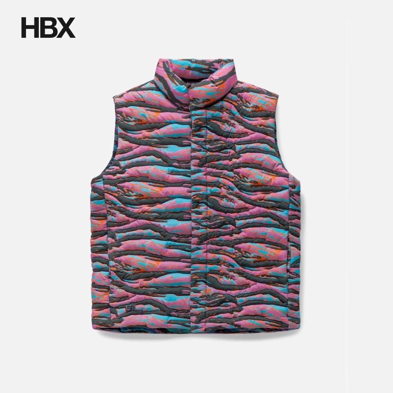 ERL Unisex Printed Quilted Puffer Vest 马甲无袖外套 HBX