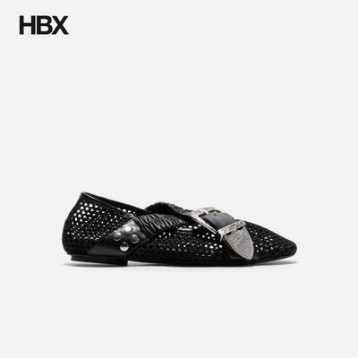 Toga Pulla Cross Strap Mesh Ballet 休闲鞋女HBX