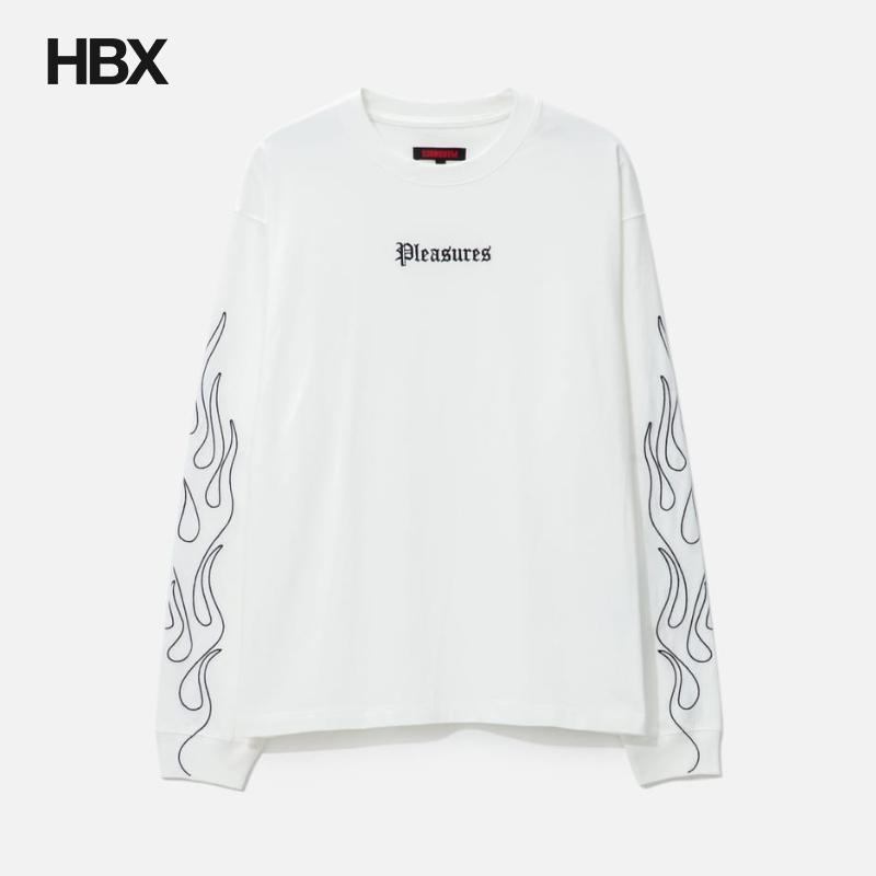 Pleasures FIERY HEAVYWEIGHT LONGSLEEVE 长袖T恤男HBX