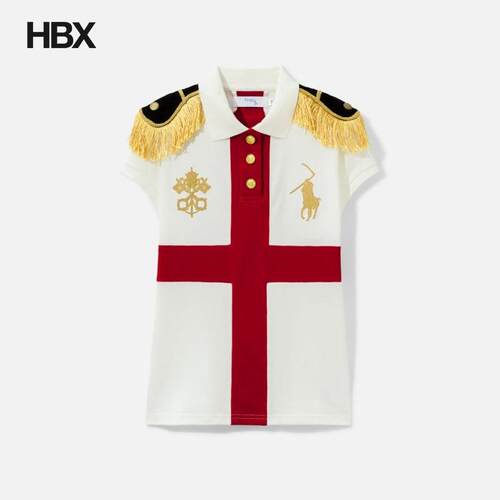 Praying Epaulette Women's Top White Polo衫女HBX