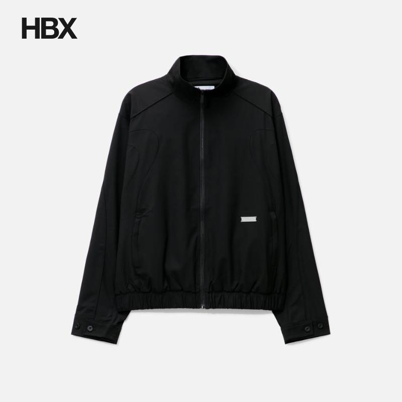 C2H4 Staff Uniform Panelled Streamline Tailored Track 夹克男
