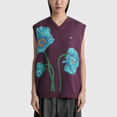 Awake NY FLORAL SWEATER VEST 无袖外套女HBX