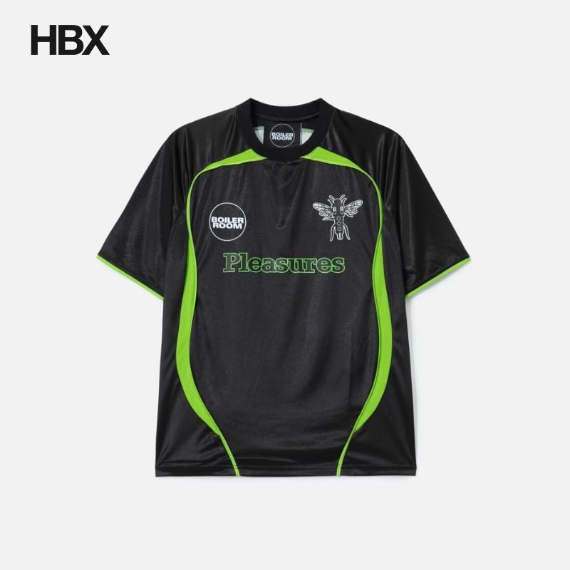 Pleasures Aqua Soccer Jersey 短袖T恤男HBX - 实物图