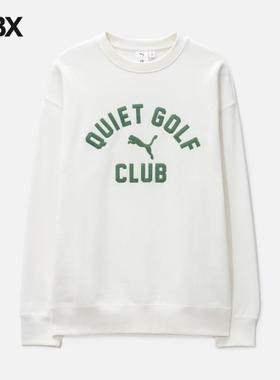 QUIET GOLF PUMA X QGC GRAPHIC CREWNECK 无帽卫衣男HBX
