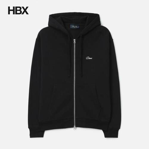 Dime Cursive Zip Hoodie 帽衫外套卫衣男HBX