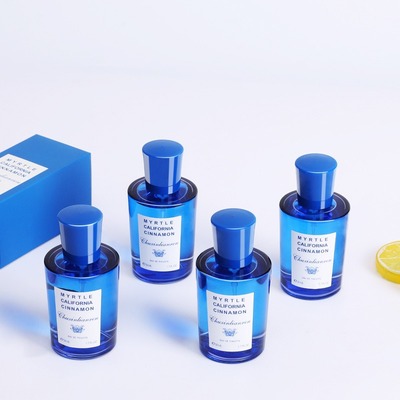 男士香水蓝色地中海香水桃金娘加州桂卡普里岛橙李50ml